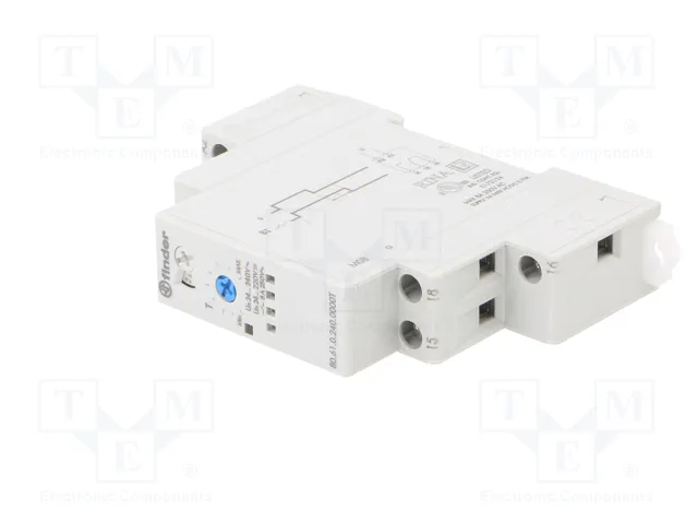 FINDER Relé de tiempo Serie 80 24-240VAC/VDC SPDT