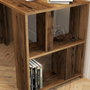 Hanah Home Mesa de Estudio Nogal 120x75.4x60 cm Moderno Novedoso