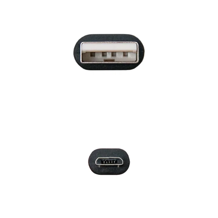 Nanocable Adaptador Conversor DVI 24+1 Macho a VGA HDB15 Hembra - Cable 10 cm / 0.1 m Negro - Soporte 1080p - Referencia 10.16.2008-BK