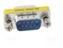 AKYGA Adaptador D-Sub 9pin enchufe en ambos lados niquelado