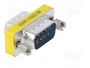 AKYGA Adaptador D-Sub 9pin enchufe en ambos lados niquelado
