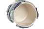 DKD Home Decor Macetero Atlantico Azul Blanco con Peces Cerámica