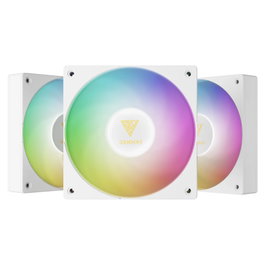 Gamdias NOTUS M1-1203 ARGB 120mm Blanco (Pack de 3)