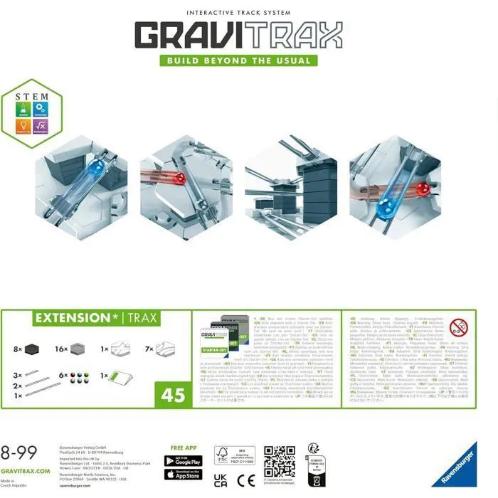 Ravensburger Juego de Extensión/Rieles GraviTrax Trax 224142 A partir de 8 años