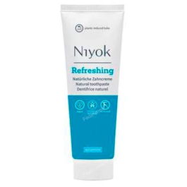 NIYOK Dentífrico Refrescante con Menta y Salvia 75 Ml - Cosmético Natural Certificado, Vegano, Sin Flúor