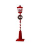 DKD Home Decor Farola LED Rojo y Blanco con Efecto Nieve Musical