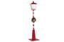 DKD Home Decor Farola LED Rojo y Blanco con Efecto Nieve Musical