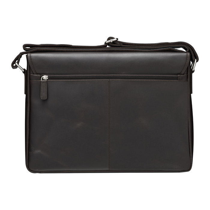 dbramante 1928 MARSELISBORG 14IN HUNTER DARK 2 Bandolera para portátil de 14 pulgadas, Cuero de grano entero