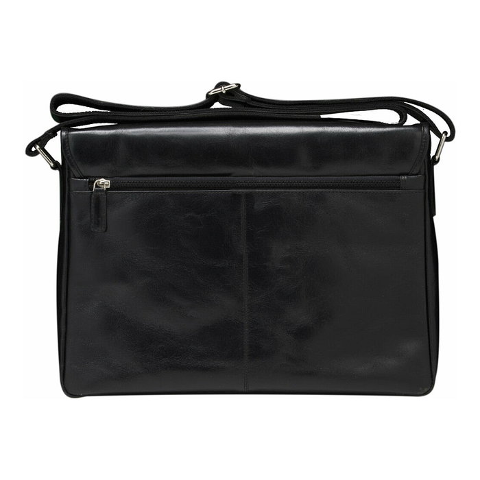 dbramante 1928 MARSELISBORG 14IN HUNTER DARK 2 Bandolera para portátil de 14 pulgadas, Cuero de grano entero