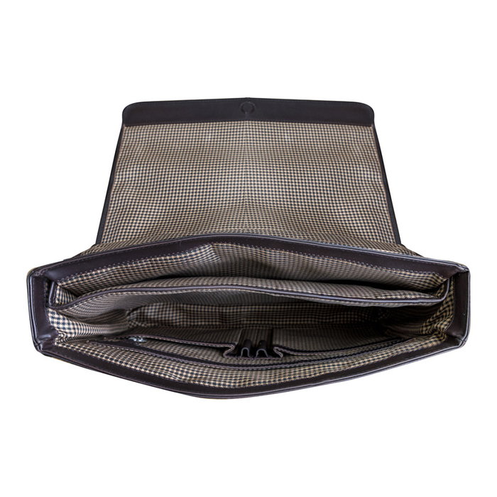 dbramante 1928 MARSELISBORG 14IN HUNTER DARK 2 Bandolera para portátil de 14 pulgadas, Cuero de grano entero