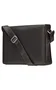 Dbramante1928 Marselisborg Funda Bandolera para Portátil 14" (35.6 cm) - Negro, Cuero de Grano Entero, Resistente al Polvo y Rayones