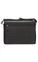 Dbramante1928 Marselisborg Funda Bandolera para Portátil 14" (35.6 cm) - Negro, Cuero de Grano Entero, Resistente al Polvo y Rayones