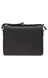 Dbramante1928 Marselisborg Funda Bandolera para Portátil 14" (35.6 cm) - Negro, Cuero de Grano Entero, Resistente al Polvo y Rayones