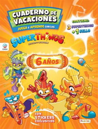 EDIBA EUROPA EON Cuaderno de Vacaciones juega y aprende Superthings Guardians of Kazoom para 6 años
