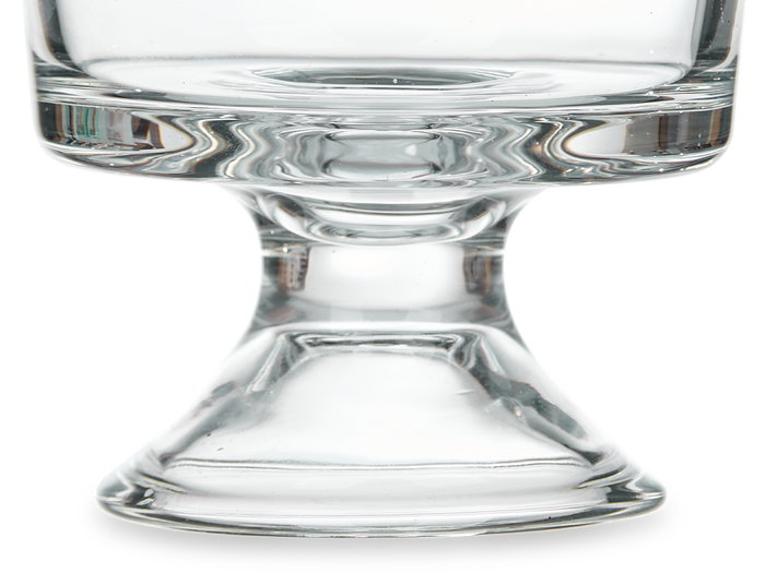 Vivalto Copa Helado Vidrio 290 ml, Capacidad 9.5x10.5x9.5 cm, Transparente y Apta Lavavajillas (Set de 24)