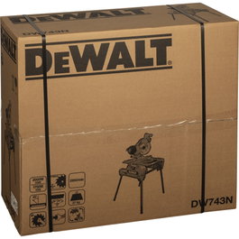 DeWALT DW743N-QS Sierra de mesa y de inglete