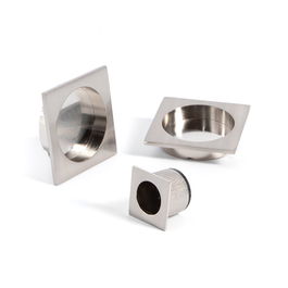 DUVER Kit Tiradores Puerta Corredera Niquel Satinado