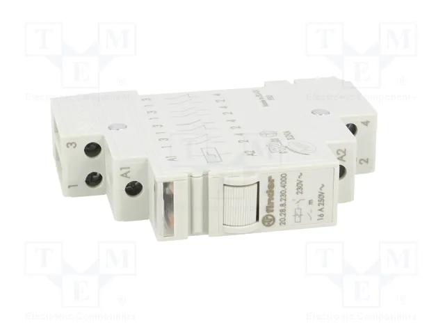 FINDER Relé de instalación 20.28 Biestable 230V AC 16A