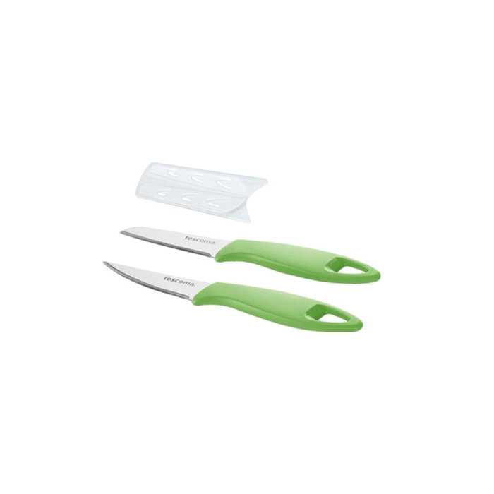 Tescoma Mini cuchillos Presto 6 cm, 2 uds. de cuchillo con funda protectora