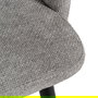 Silla Gris Tejido-Metal Salón 53 X 53 X 77 cm (Set de 2)
