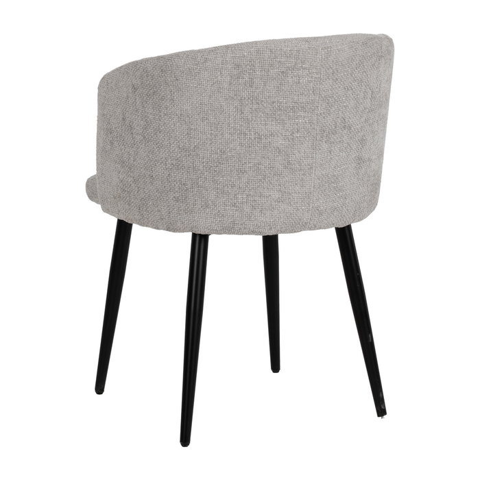 Silla Gris Tejido-Metal Salón 53 X 53 X 77 cm (Set de 2) Silla Gris Tejido-Metal Salón 53 X 53 X 77 cm (Set de 2)