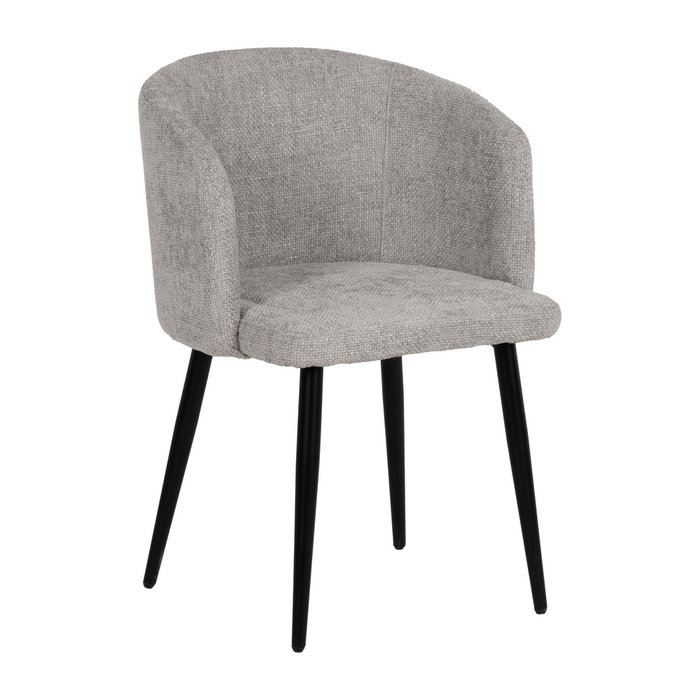 Silla Gris Tejido-Metal Salón 53 X 53 X 77 cm (Set de 2) Silla Gris Tejido-Metal Salón 53 X 53 X 77 cm (Set de 2)