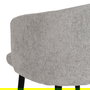 Silla Gris Tejido-Metal Salón 53 X 53 X 77 cm (Set de 2)