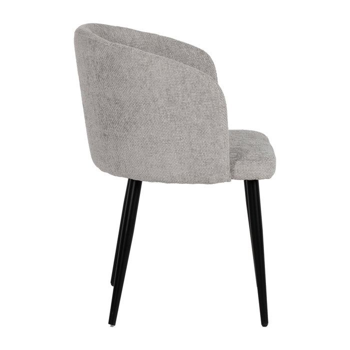 Silla Gris Tejido-Metal Salón 53 X 53 X 77 cm (Set de 2) Silla Gris Tejido-Metal Salón 53 X 53 X 77 cm (Set de 2)