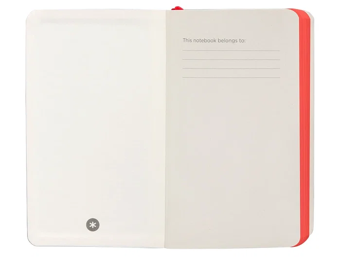Antartik Cuaderno Antartik Notes A6 Negro y Rojo