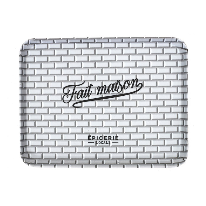 Home Deco Factory Bandeja Brooklyn 26x20 cm de Melamina Home Deco Factory Bandeja Brooklyn 26x20 cm de Melamina