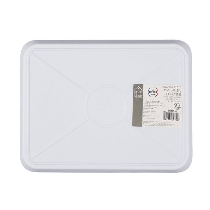 Home Deco Factory Bandeja Brooklyn 26x20 cm de Melamina Home Deco Factory Bandeja Brooklyn 26x20 cm de Melamina