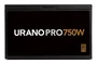 Nox Urano PRO 750W 80 Plus Bronze Fuente de Alimentación ATX - Cables Planos - Ventilador 120mm - Negro