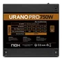 Nox Urano PRO 750W 80 Plus Bronze Fuente de Alimentación ATX - Cables Planos - Ventilador 120mm - Negro