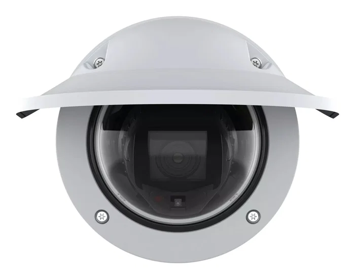 Axis P3277-LVE Cámara de Seguridad IP Exterior Domó 5MP (2592x1944) con Micrófono y Audio Bidireccional, Visión Nocturna 40m, Zoom Óptico, PoE, Techo/Pared, Resistente IP66 IK10
