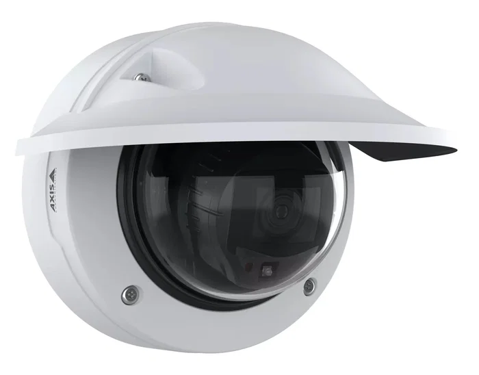 Axis P3277-LVE Cámara de Seguridad IP Exterior Domó 5MP (2592x1944) con Micrófono y Audio Bidireccional, Visión Nocturna 40m, Zoom Óptico, PoE, Techo/Pared, Resistente IP66 IK10