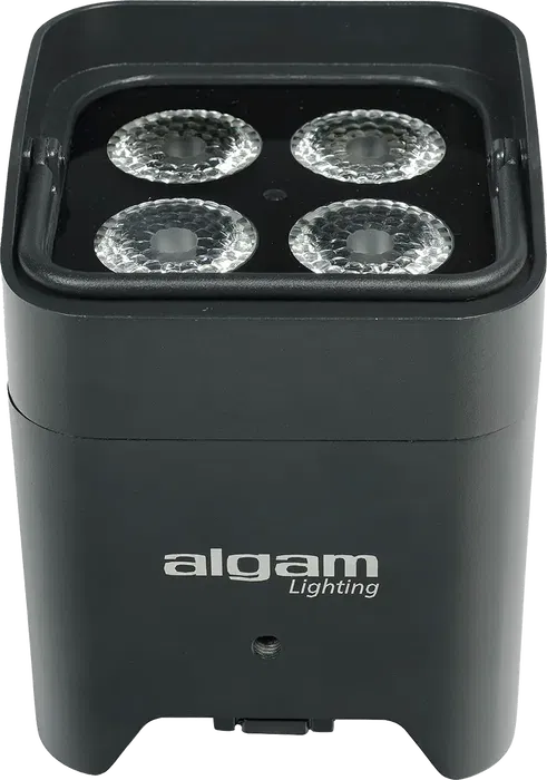 Algamlight Foco Par Led 4x12W RGB IP65 con Batería y W-DMX