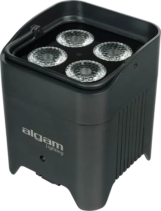 Algamlight Foco Par Led 4x12W RGB IP65 con Batería y W-DMX