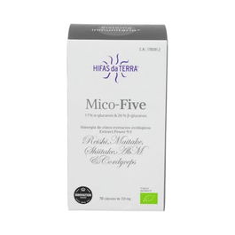 HIFAS DA TERRA Mico Five Con Chaga Hdt Suplemento Nutricional con Chaga 70 Cápsulas