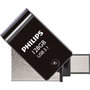 Philips Philips 2 in 1 OTG 128GB USB 3.1 + USB C Midnight Black