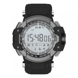 Billow XS15BK Reloj Deportivo Inteligente Negro, Pantalla 2.8cm (1.11"), Resistente Agua IP68, Bluetooth 4.0, Podómetro, Notificaciones Llamadas, Compatible Android iOS, Pila CR2450