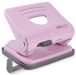 Taladro 2 P. Rapesco 825 Metalico (25 Hojas) Rosa Caramelo