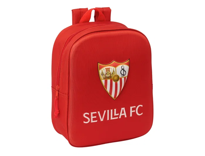 Safta Mochila de Guardería 3D Sevilla F.C. 22x27x10 cm