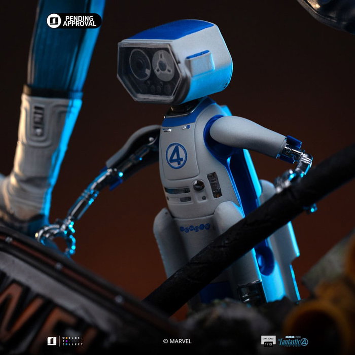 Fantastic Four Estatua 1/10 Art Scale Mr. Fantastic and H.E.R.B.I.E 26 cm