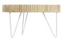 DKD Home Decor Bandeja de Decoración MDF y Metal Country Floral Natural 26x26x14,5 cm