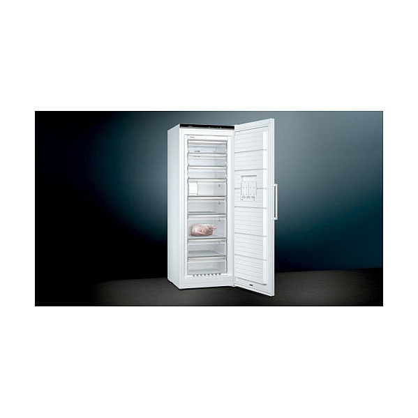 Siemens iQ500 GS58NAWDV Congelador Vertical Independiente 366 Litros No-Frost Blanco Siemens iQ500 GS58NAWDV Congelador Vertical Independiente 366 Litros No-Frost Blanco
