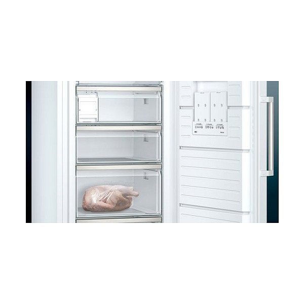 Siemens iQ500 GS58NAWDV Congelador Vertical Independiente 366 Litros No-Frost Blanco Siemens iQ500 GS58NAWDV Congelador Vertical Independiente 366 Litros No-Frost Blanco