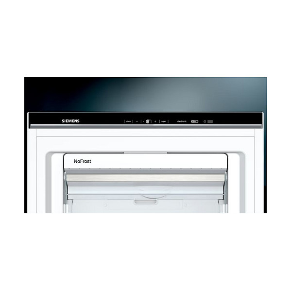 Siemens iQ500 GS58NAWDV Congelador Vertical Independiente 366 Litros No-Frost Blanco Siemens iQ500 GS58NAWDV Congelador Vertical Independiente 366 Litros No-Frost Blanco