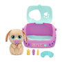 Imc Toys Peluche Baby Paws Perro Recién Nacido con Sonido y Luces, Incluye Cuna Transportín, Biberón y Accesorios, 10.3 cm