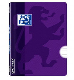 Libreta Grapada Oxford School Openflex A4 48H Pauta 3,5 Lila (Set de 10)