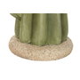 DKD Home Decor Mesita Auxiliar Shabby Rosa Verde Magnesia Fibra de Vidrio 32.5 x 42.5 x 32.5 cm